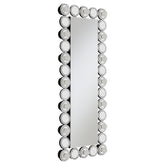 Best Furniture Outlet - Coaster - Aghes 24 x 62 Inch Wall Mirror with Lighting Silver - 961623